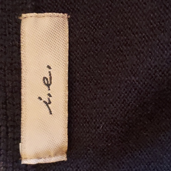 Vintage i.e. 90s Black Faux Fur Convertible Cardigan Sweater Size L - Picture 7 of 9